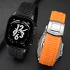 Cinturino Sportivo in Silicone per Apple Watch Ultra 2 49mm 10 9 8 7 46mm 45mm Braccialetto Premium per Iwatch Serie 6 5 4 Se 44mm Accessori