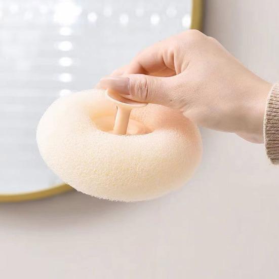 Sunflower Suction Cup Bath Scrub Sponge Deep Exfoliating Massage Skin Pampering Bath Sponge Shower Gel Foam Maker