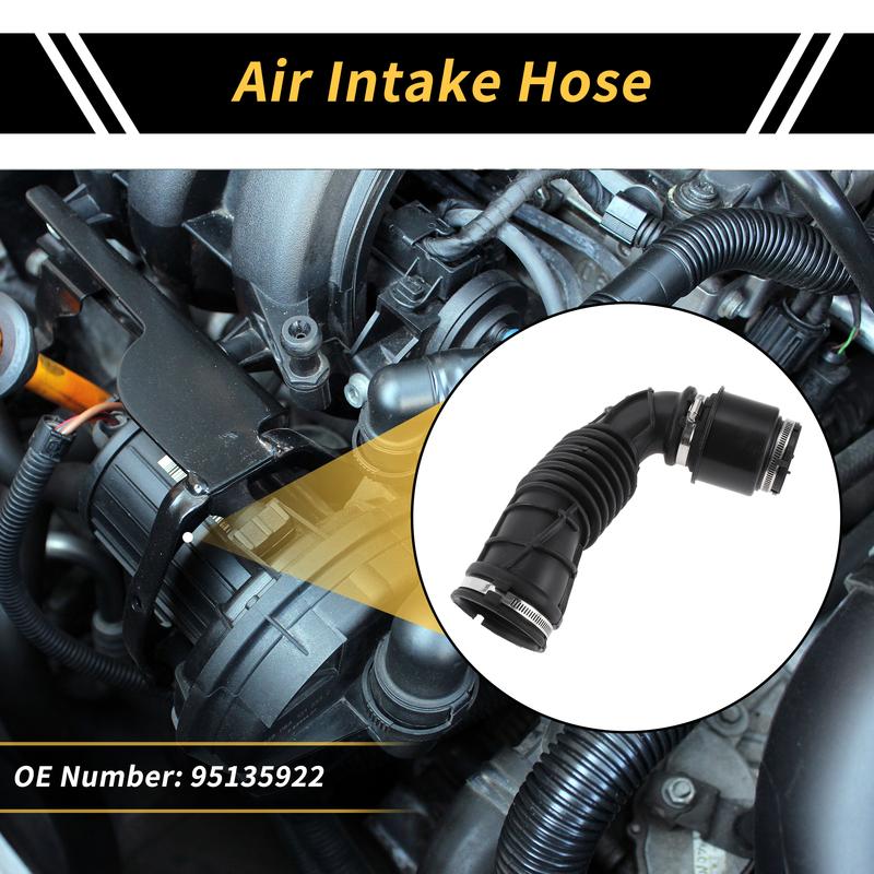 X Autohaux Engine Air Intake Hose for Buick Encore 2013 Air Cleaner Intake Hose No.95135922 Rubber 1 Pcs