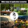 Heavy-Duty Metal Stove Tank Hanger Hook Portable Table Organizer Gas Canister Hanging Hook 1-25mm Storage Rack