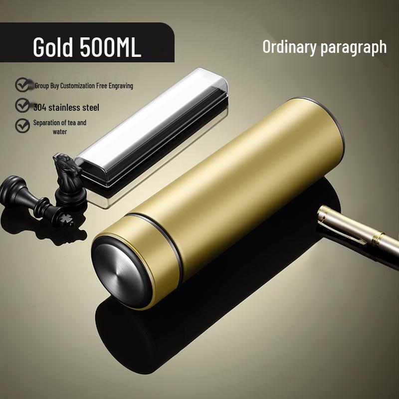 Intelligente Temperaturanzeige Isolierter 304 Edelstahlbecher - Personalisiertes Geschenk für Männer & Frauen