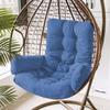 Hanging Basket Seat Cushion with Thickened Backrest - Swing & Rocking Chair Cushion for Indoor/Outdoor Use