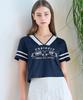 THEFRHT Color Block Somer Logo T-Shirt (Navy)