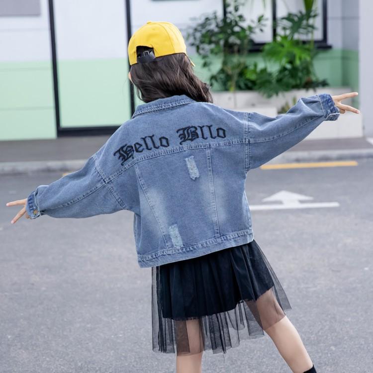 Buy Girls Denim Jacket Spring Autumn 