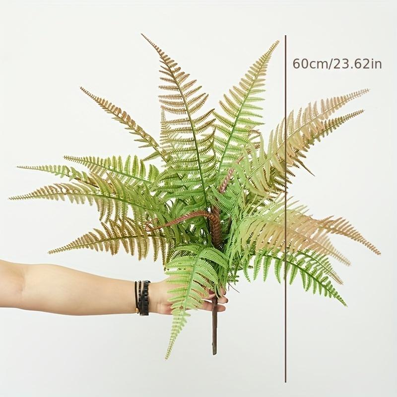 

Большой искусственный папоротник с 20 листьями Искусственный бостонский папоротник Большое подвесное растение для помещений и улицы Искусственный бостонский папоротник Искусственный куст папоротника