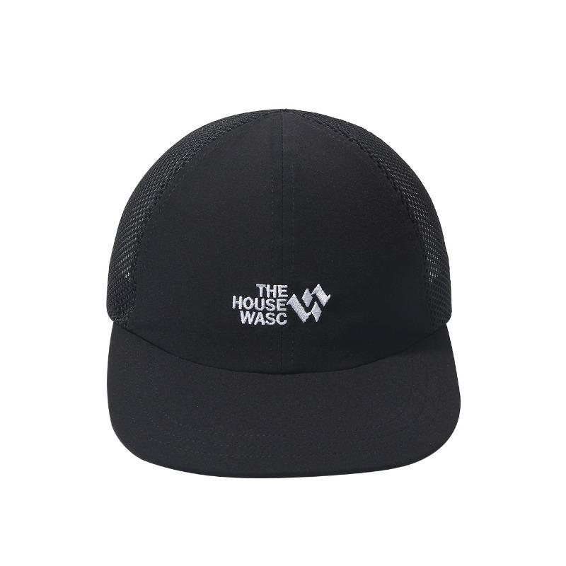 

Summer new outdoor cap sunscreen mesh quick-drying baseball cap casual letter embroidery sports hat women one size fits all чорний