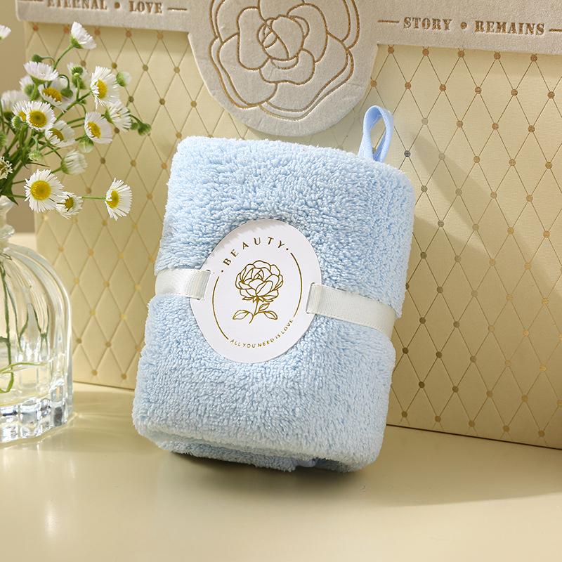 Hand Towel Can Be Hung with Hand Towel Coral Velvet Absorbent Wedding Return