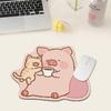 LuLu Pig Alien Laptop Mouse Pad - Small, Non-slip, Wear-resistant, Easy-to-clean Desk Mat.