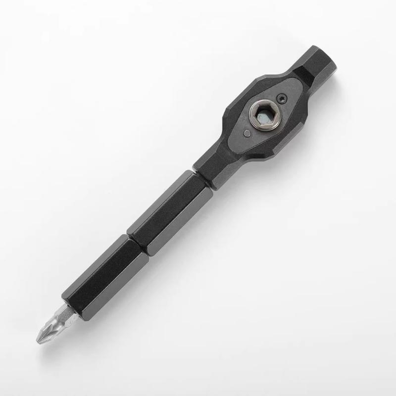 Professional Ratchet Screwdriver Kit 24 in 1 Magnetic Bits Reversible Mechanism Heavy Duty Construction for Home Garage