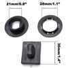 2Pcs Universal Car Floor Mounting Points Carpet Mat Mats Clips Fixing Grip Clamps Black Anti-Slip Floor Holders Sleeves