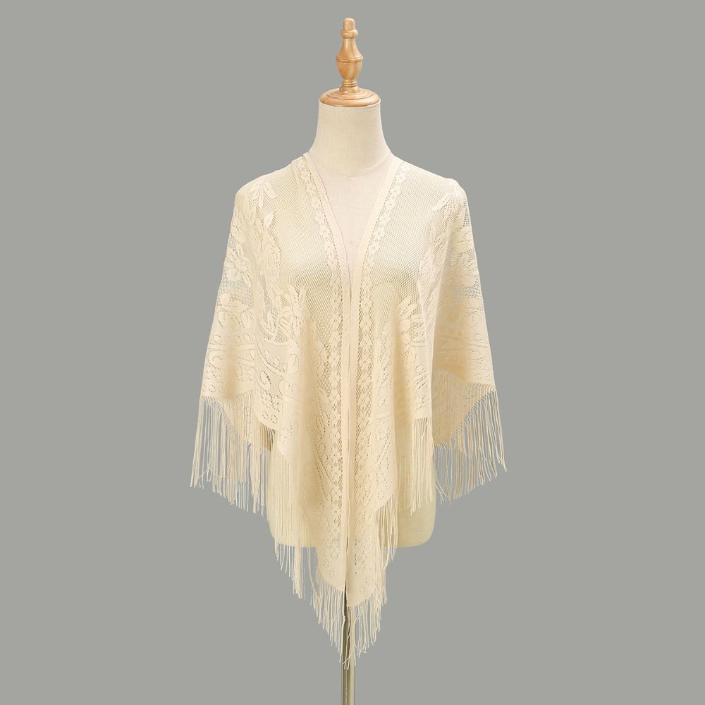 Multicolored Women Shawl With Tassel Tulle Shawl Wedding Accessories Fashion Scarf  Women