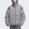 Adidas FW24 FUSTL Series P DJK Mid Removable Logo Warm Sports Casual Down Jacket Men Jacket Gray JM6174
