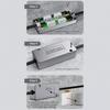Heavy Duty ABS Shielded Ethernet Connection Box CAT6A Standard Junction Box for Office Home Framework Expansion
