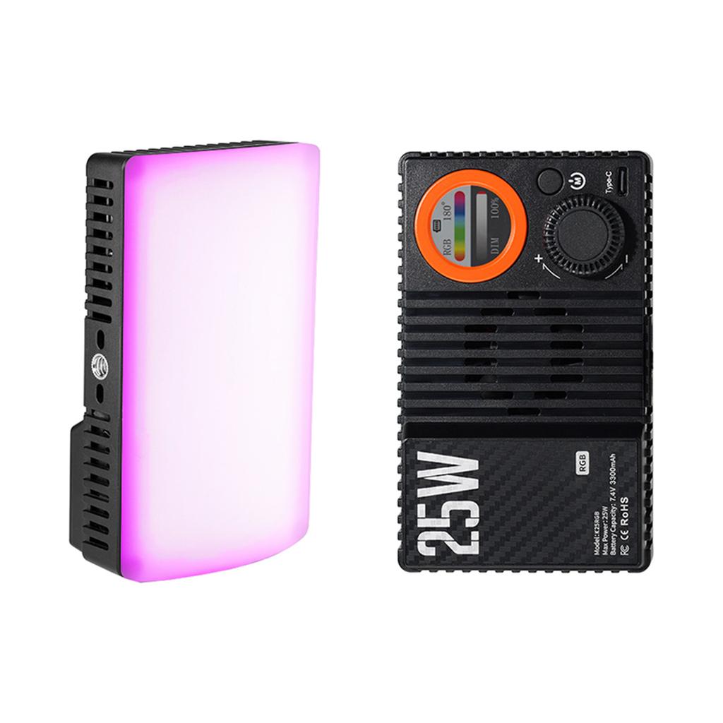 168 LED Video Lights 1800K-9000K, Handheld Camera RGB Fill Light with Rechargeable Battery for Photography,  , Kids, Weddings, News