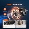 2-in-1 Portable Electric Hoist Power Winch 499 kg Wired Remote Control
