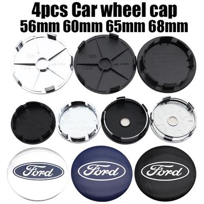 4 stuks 3D 56mm 60mm 65mm 68mm logo auto-embleem Wielnaafdop auto Velg refit stofbestendige badgehoezen sticker accessoires