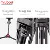 Miliboo MTT606B Double-Tube Camera Tripod