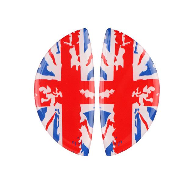 2Pcs Car Door Sticker 3D Crystal Epoxy Car Interior Pull Handle Sticker For MINI COOPER R56 R55 R60 R61 Countryman F55 F56 F60