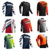 Herren Damen Schnelltrocknendes Langarm Mountainbike Trikot Offroad Radfahren Fahren