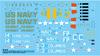 PLATZ US Navy Hellcat Blue Angels Set Plastic Model 1/144 F6F-5 2-piece PDR-26
