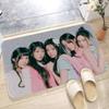 Kpop Group I-Illit Cute Girl Entrance Door Mat Nordic Style Home Doormat Bathroom-Toilet Mats Bedroom Hotel Decor Mat