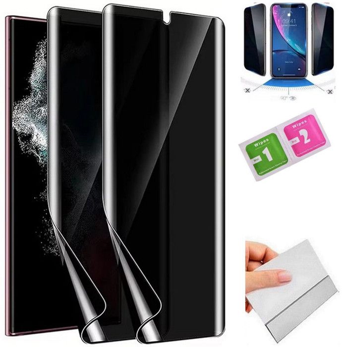 2 Films Hydrogel Anti-Espion pour InFinix Zero 30 5g - installation facile sans bulles