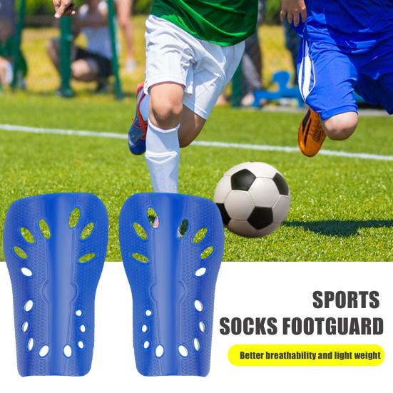 1 Pair Soccer Shin Guard Lightweight Breathable Calf Protective Gear Shin Guard Sleeves Ergonomic Protective Soccer Equipment