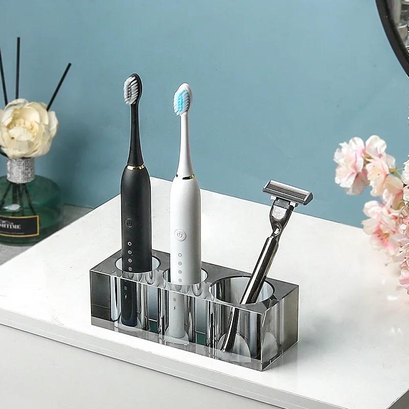 Crystal Lotion Bottle Soap Dish Tray Shampoo Shower Gel Bottles Home Bathroom Mouthwash Cups Toothbrush Holder Cotton Swab Boxes