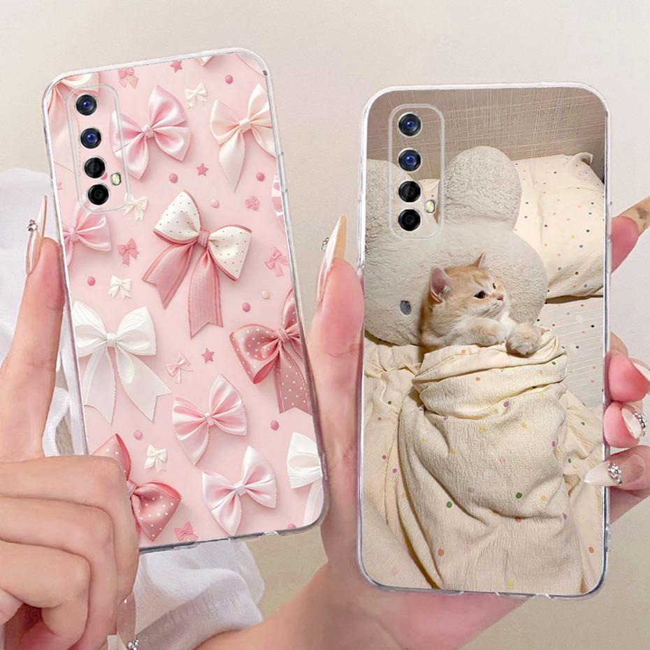 Cute Printing Phone Case For Realme 7 7Pro Soft Silicone TPU Cases For Realme 7 Pro Realme7 Global RMX2155 Covers Bumpers