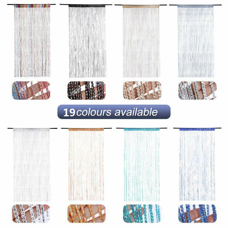 Curtain String Hanging Door Window Curtains Tassel Fly Panel Screen