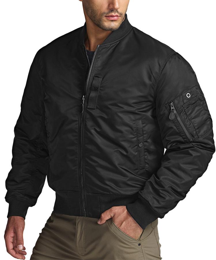 Cqr Classic Ma-1 Padded Bomber Jacket