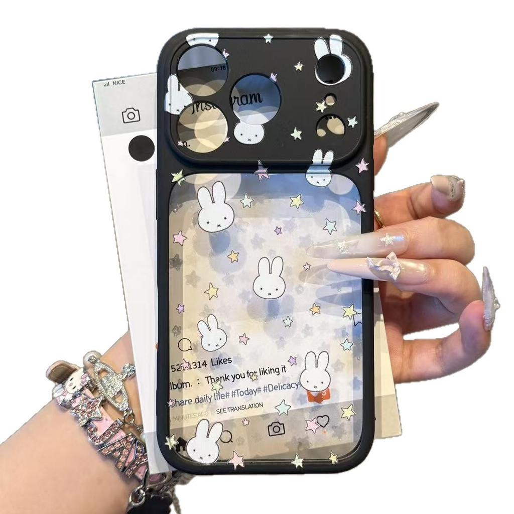 Korean full screen Miffy is suitable for Apple iPhone11Pro mobile phone case 11/11 large window 11 skin feel 11 cute