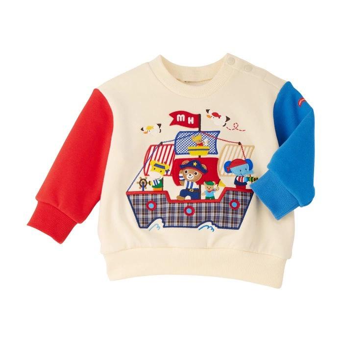 

Unisex Children s Cotton Hoodie - Luxury Elephant Pirate Ship Autumn Collection 90 cm