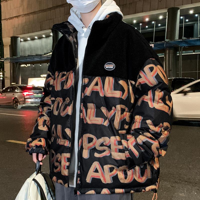 

Мужская куртка-пуховик белого цвета с воротником из утиного пуха и капюшоном средней длины, однотонная, теплая, модная, повседневная мужская куртка 3XL