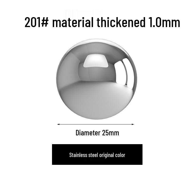 Полая декоративная сфера-скульптура из нержавеющей стали толщиной 1,0 мм