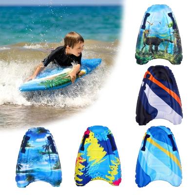 Printed Inflatable Surfboard Folding Surfing Body Board Floating Mat Floating Surfboard  Child