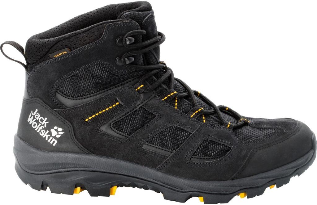 Обувь для треккинга Jack Wolfskin Vojo 4 Texapore Mid black/burly yellow xt