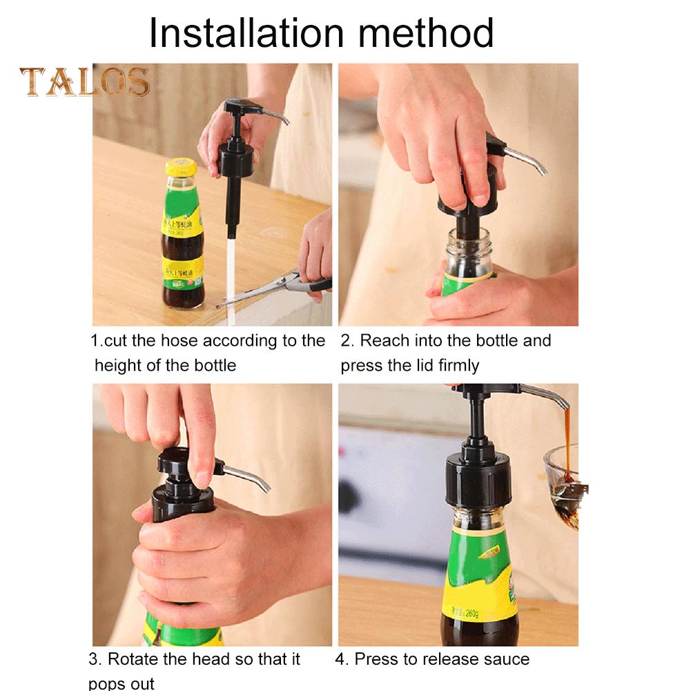 TK Soße Ölflasche Pumpdüse Drücken Küche Restaurant Ersatz