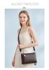 Women's Soft Leather Waterproof Crossbody Bag - 2026 Summer Fashion, Multi-layer, Versatile Single Shoulder Small Square Design