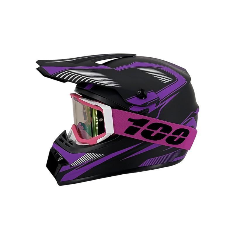 Full Face Motorcycle Helmet Off-Road ATV Mountain Bike Downhill Kart Adult Use ABS Material