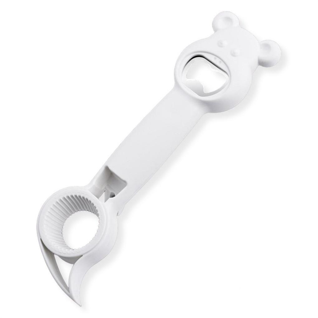 Stainless Steel Bottle Opener 4 In 1 Solid Color Lid Remover Indoor Bar Restaurant Beverage Opening Tool Accessories