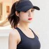 Women UV Protection Solid Color For Men Wide Brim Empty Top Hat Sun Hat Korean Style Hat Women Cap