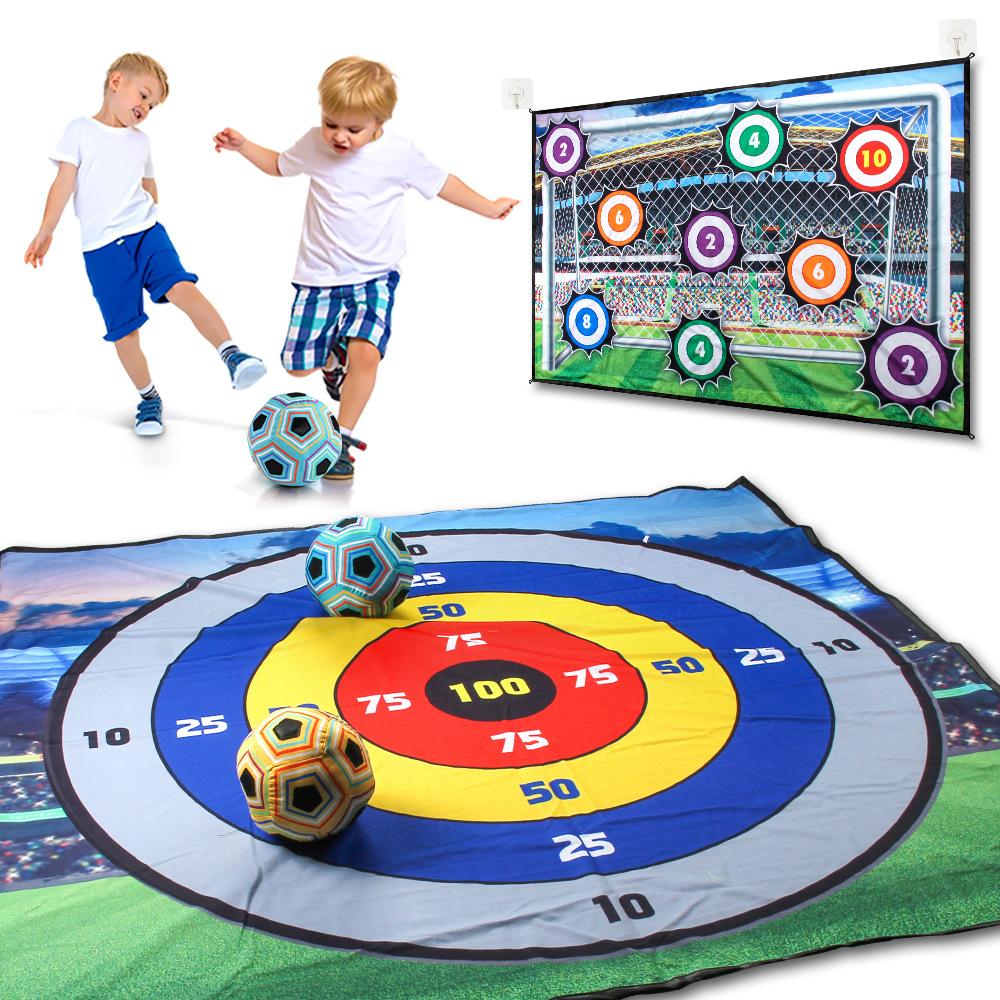 Children's Multi-functional Jiugongge Football Game Mat Sticky Ball Indoor And Outdoor Sports Sports Toys