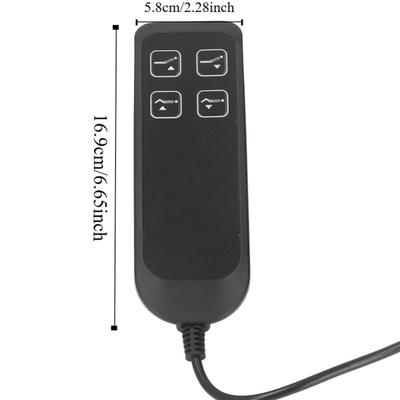 4 Button Electric Power Recliner Switch 5 Pin Plug Black Color Electric Sofa Controller Recliner Hand Remote Control Office Use