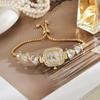 Heart-shaped Women's Bracelet Watches Precise Quartz Watch Diamond-studded Watches  Birthday Gift