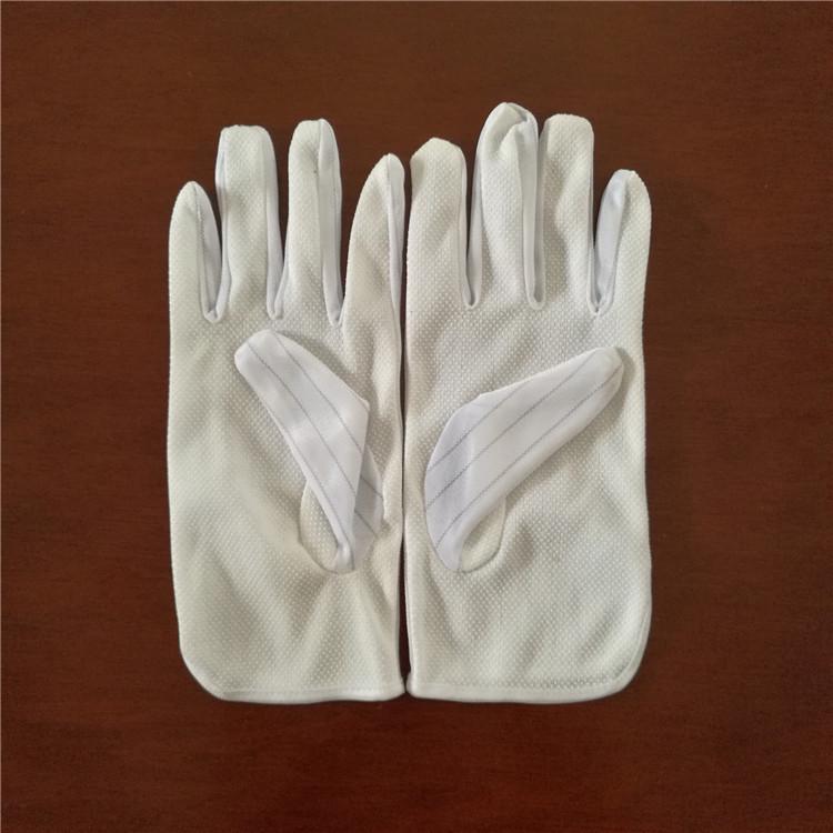 Anti-static PVC Dot Gloves - Wear-Resistant, Anti-slip for Electronic Work Anti-static Dot Plastic Gloves M