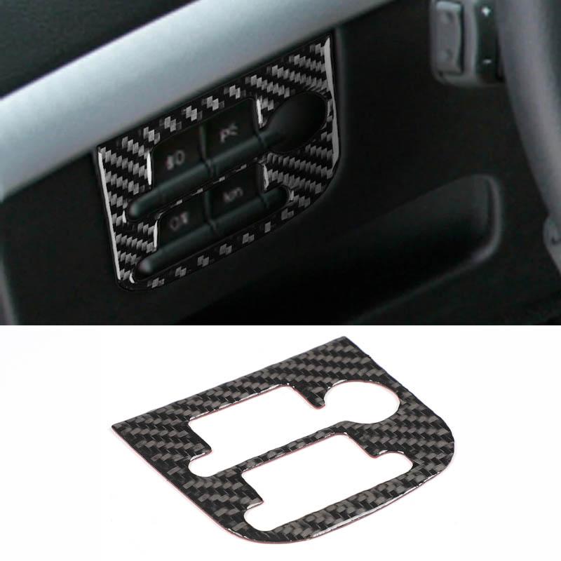 Carbon Fiber Set Gear Shift Door Trim Car Interior Accessories Decorative Stickers for Alfa Romeo 159 Brera/Spider 2004-2011 LHD