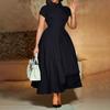 Summer Fashion Temperament High Waist Banquet Swing Dress Elegant Party Dress