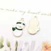 Christmas Oil Drip Alloy Small Pendant Bracelet Necklace Pendant Handmade Diy Material Jewelry Accessories