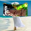 Personalized Customized Proof Beach Towel with Zoro the Pirate King Pattern - Soft, Absorbent,quick-drying,perfect Swimming,camping&bathing